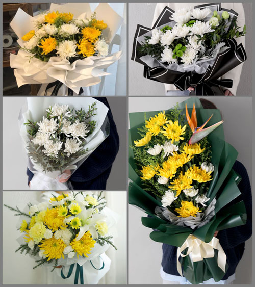 广西南宁西乡塘区石埠街道白事花束代送